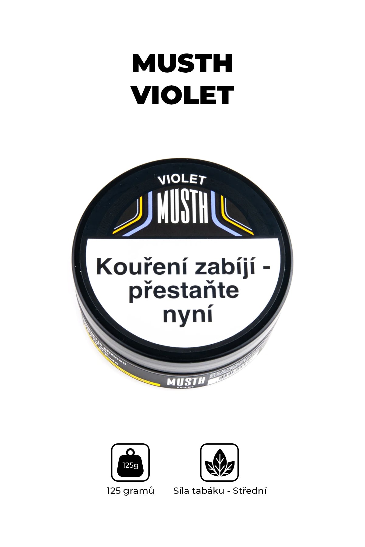 Tabák - MustH 125g - Violet