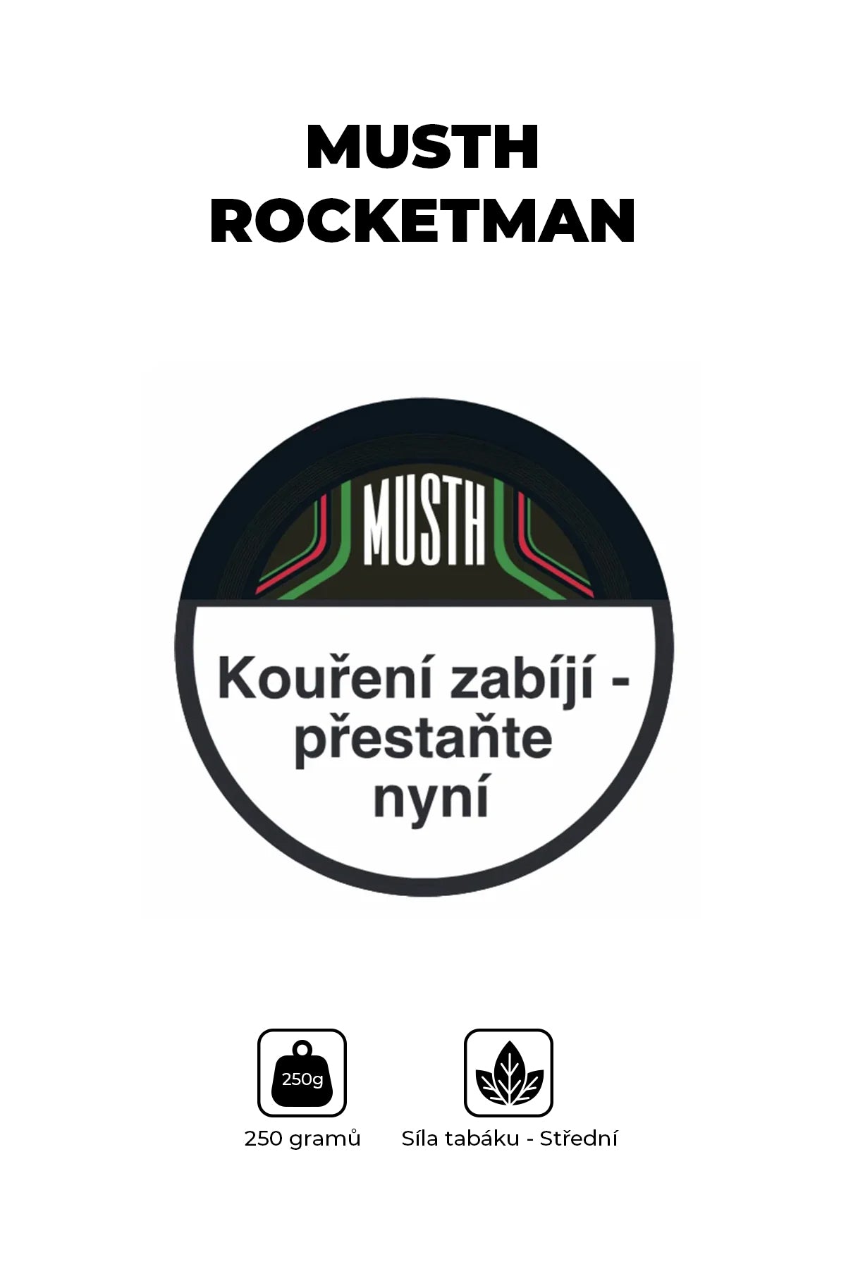 Tabák - MustH 250g - Rocketman