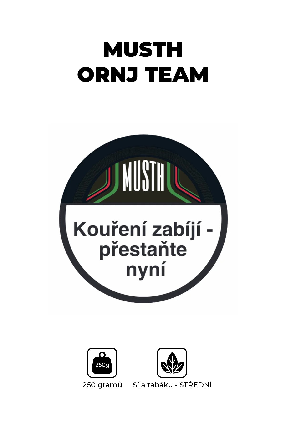 Tabák - MustH 125g - Ornj Team
