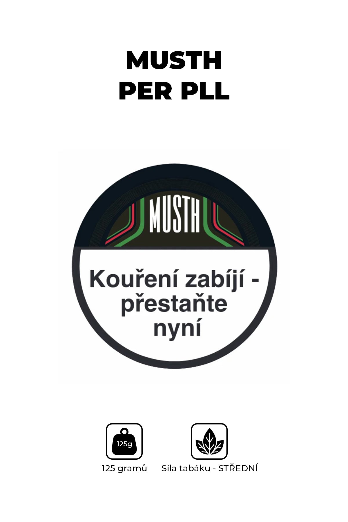 Tabák - MustH 125g - Per Pll