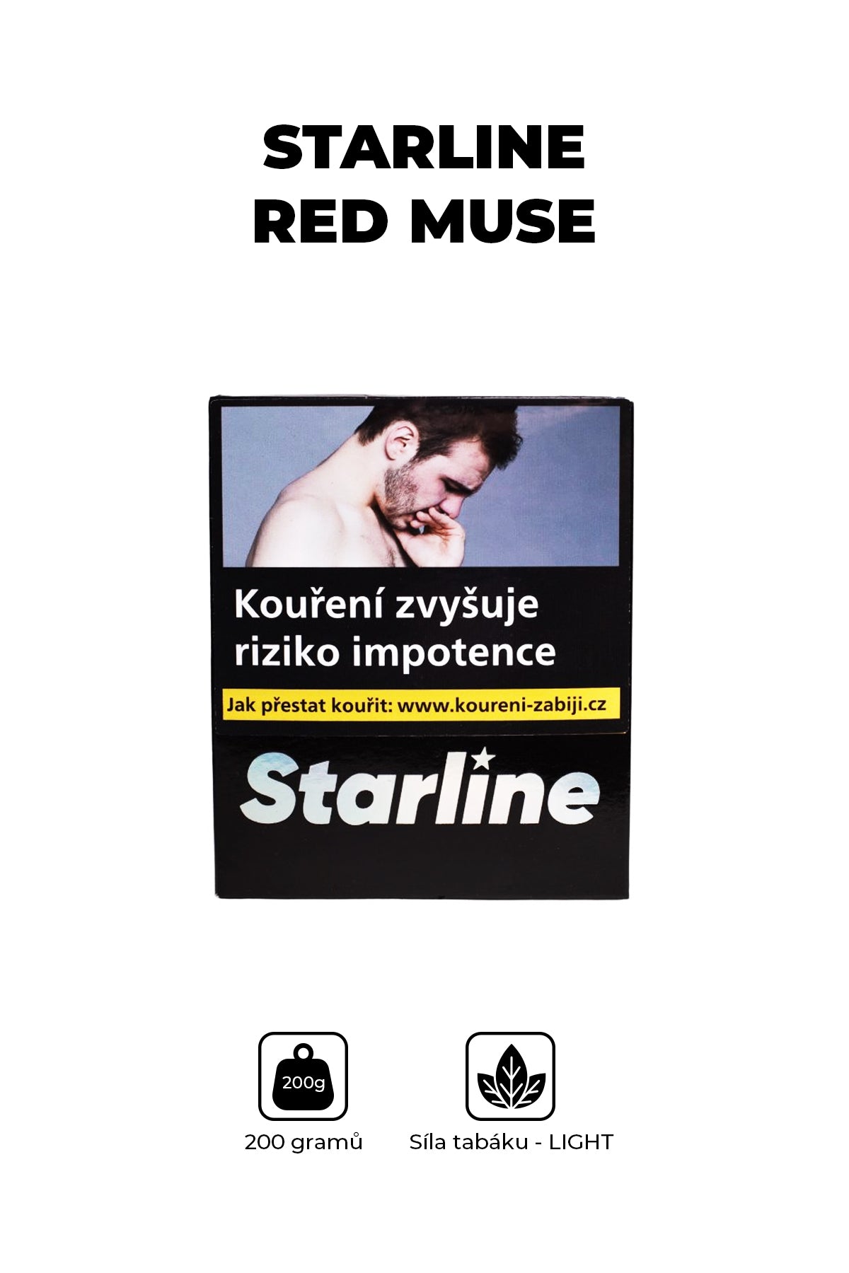 Tabák - Starline 200g - Red Muse