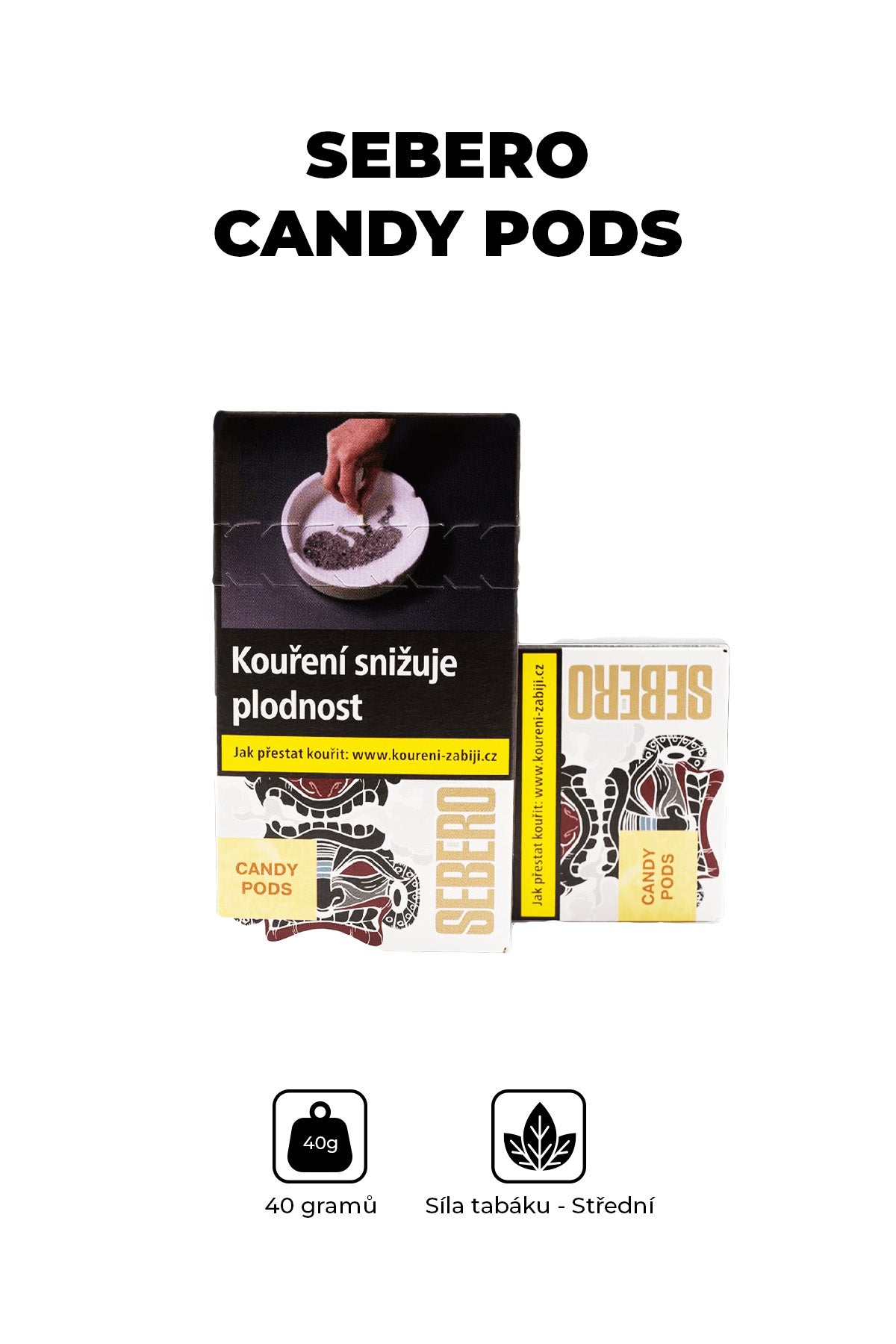 Tabák - Sebero 40g - Candy Pods