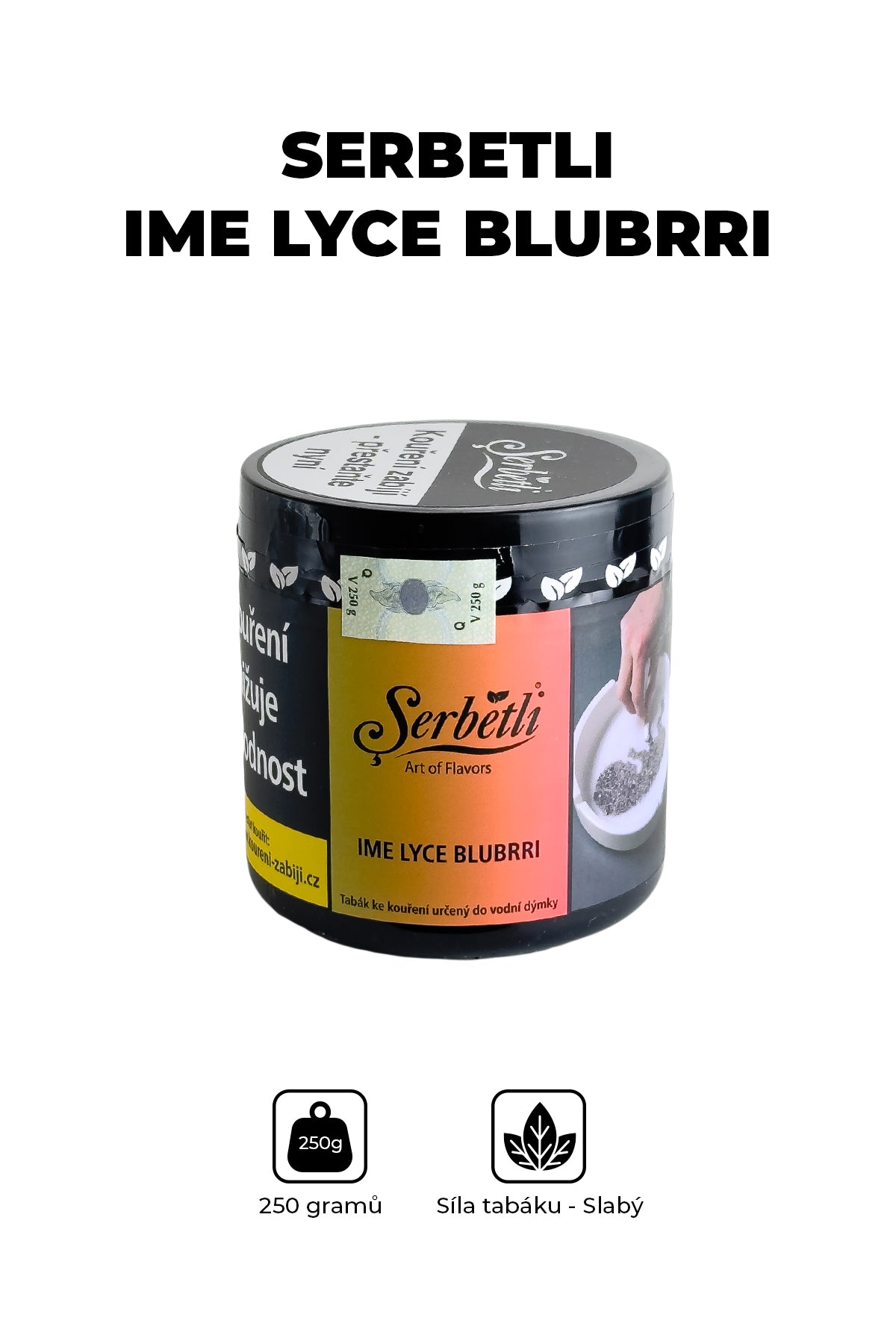 Tabák - Serbetli 250g - Ime Lyce Blubrri