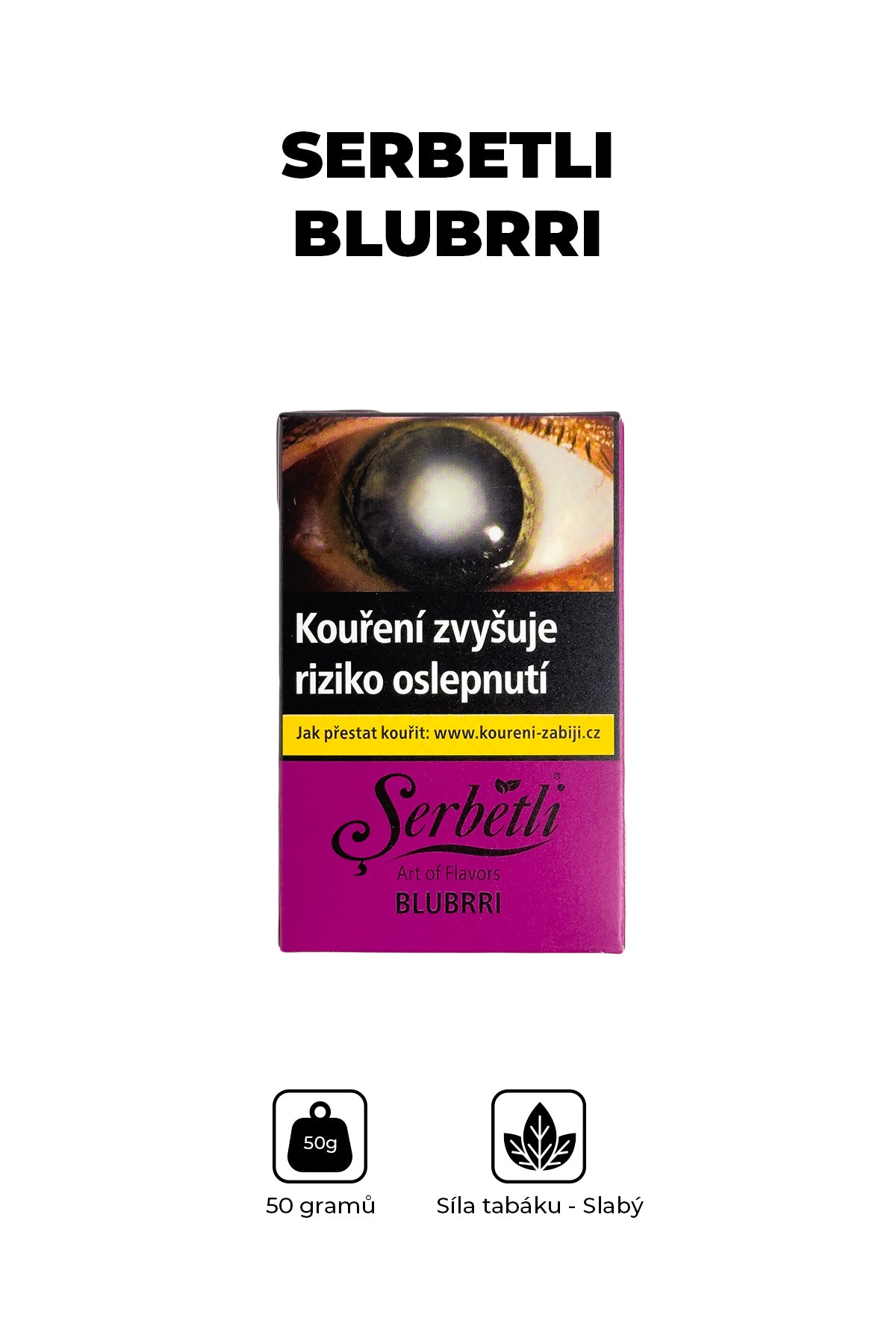 Tabák - Serbetli 50g - Blubrri