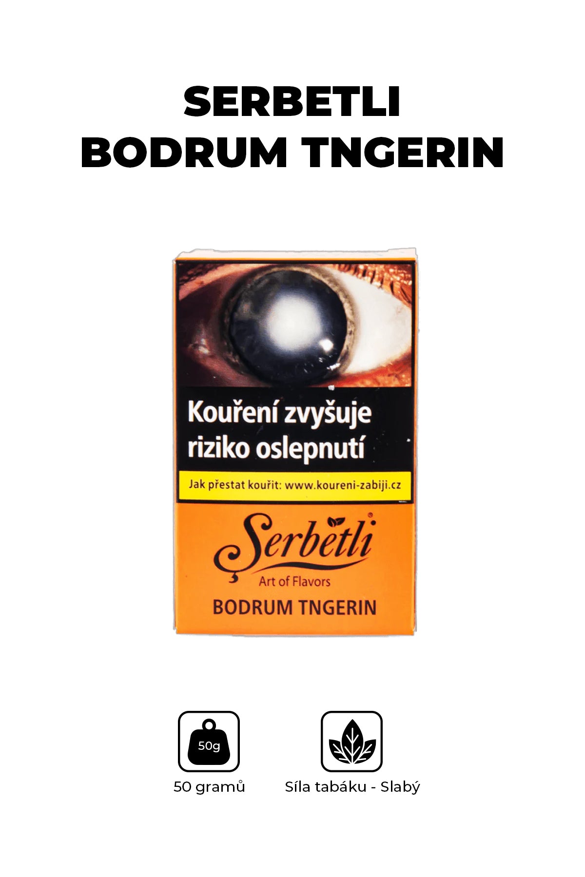 Tabák - Serbetli 50g - Bodrum Tngerin