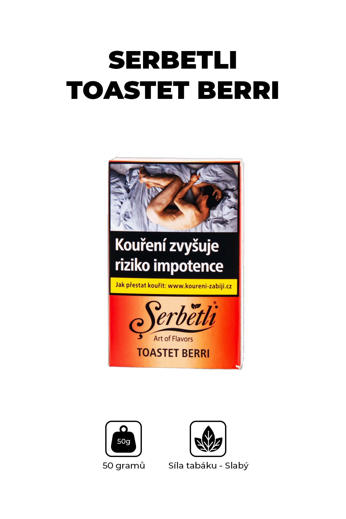 Tabák - Serbetli 50g - Toastet Berri