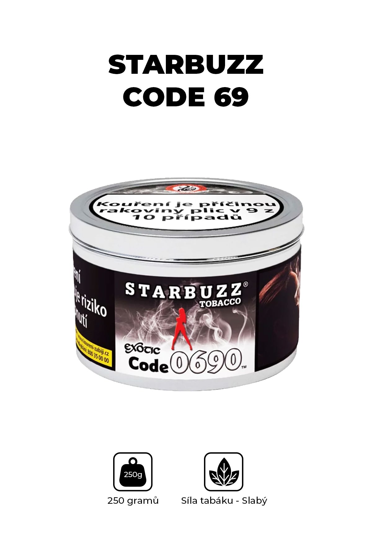 Tabák - Starbuzz 250g - Code 69