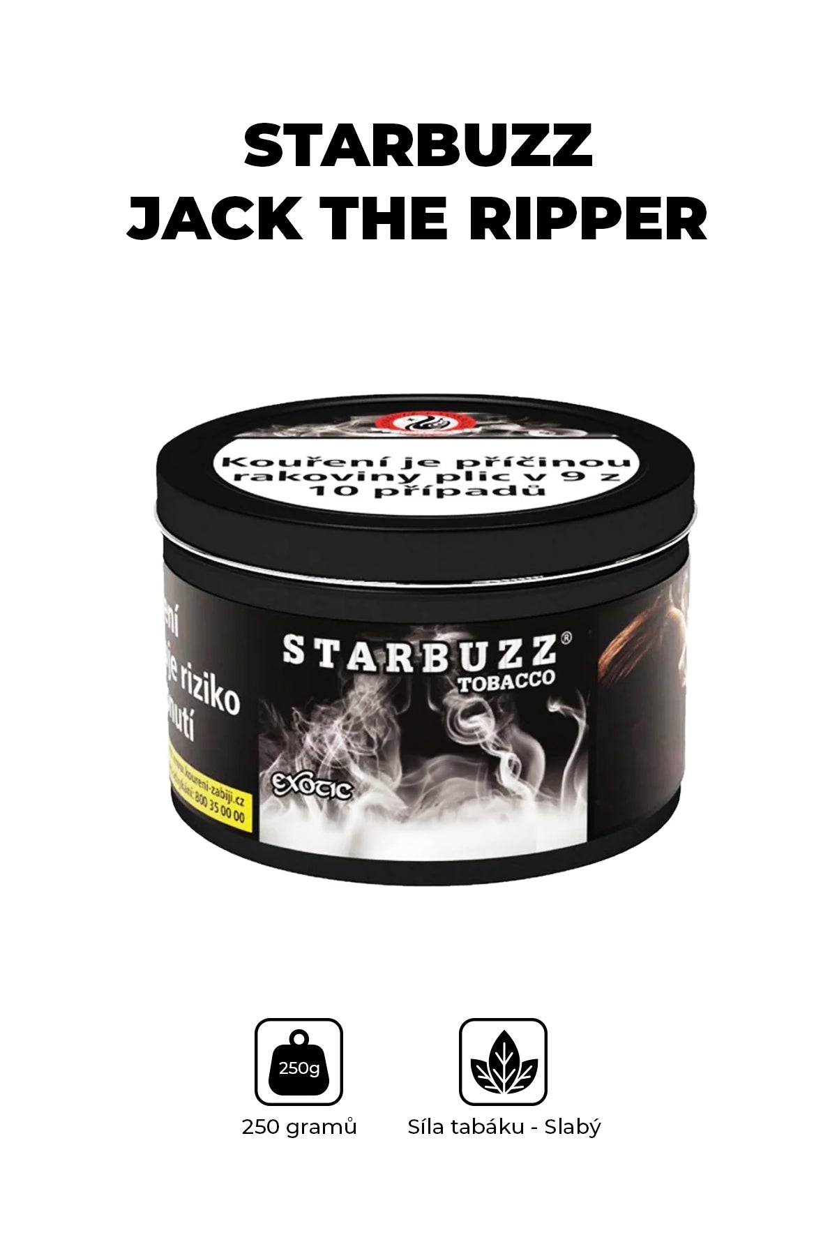 Tabák - Starbuzz 250g - Jack the Ripper