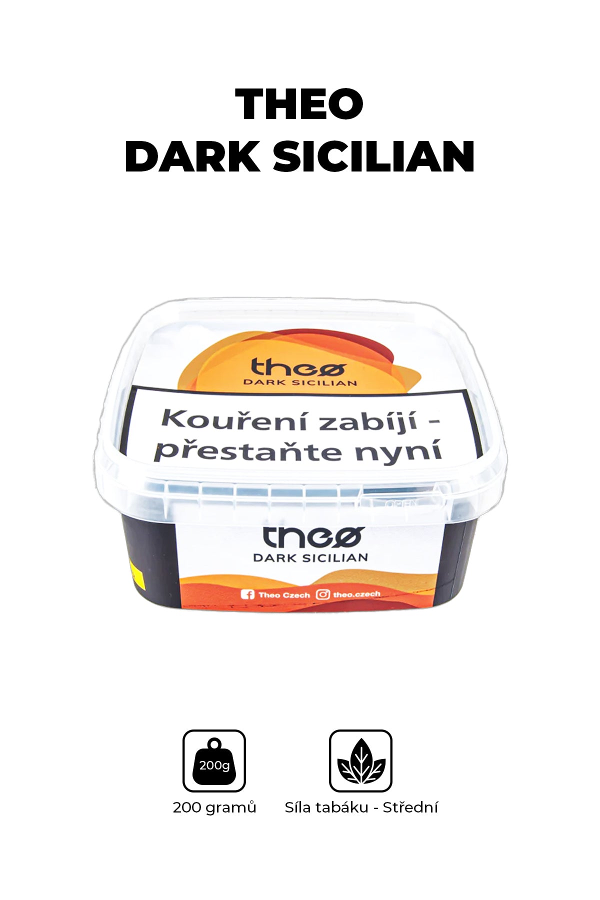 Tabák - Theo 200g - Dark Sicilian