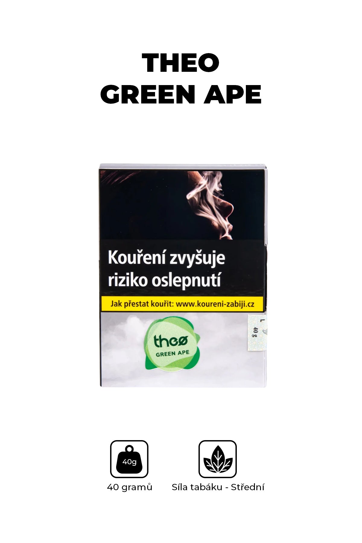 Tabák - Theo 40g - Green Ape