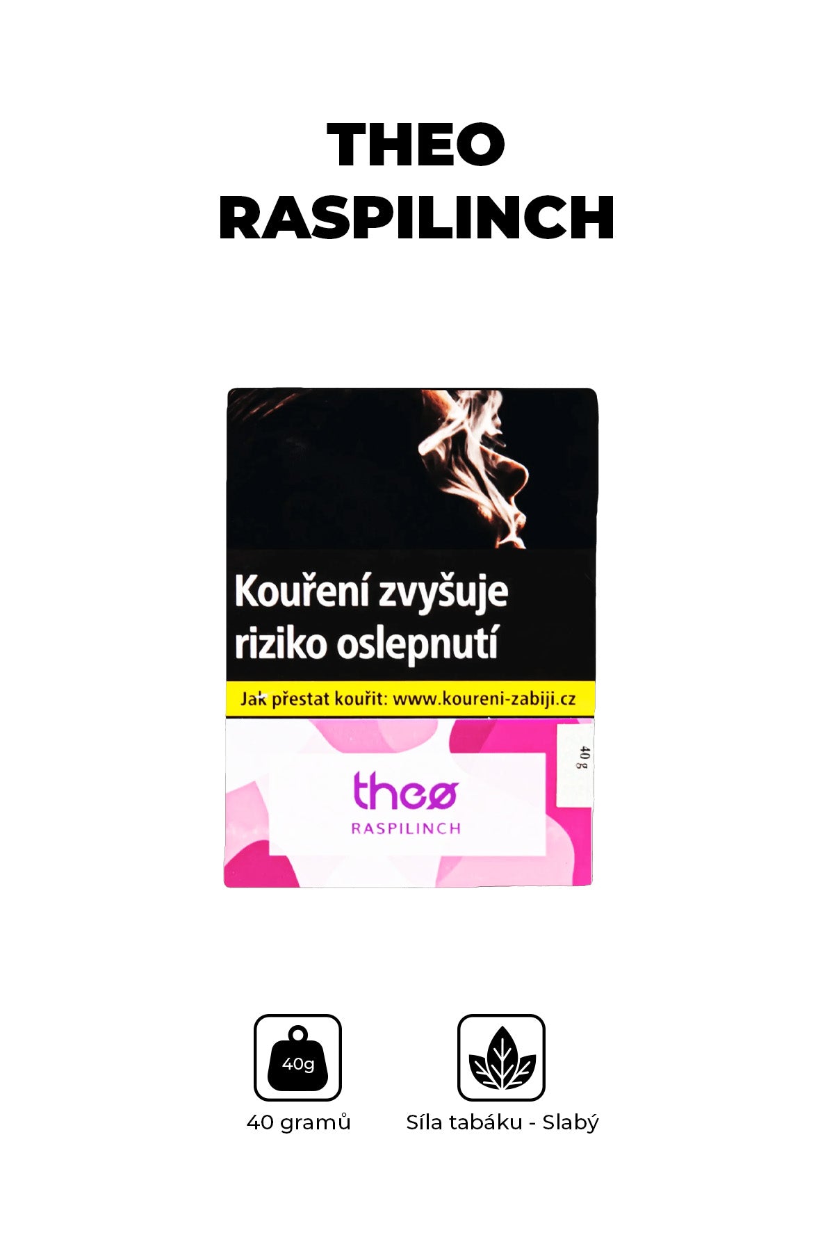 Tobacco - Theo 40g - Raspilinch