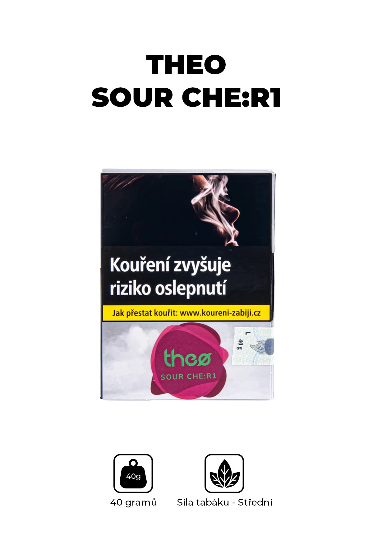 Tobacco - Theo 40g - Sour Che:R1