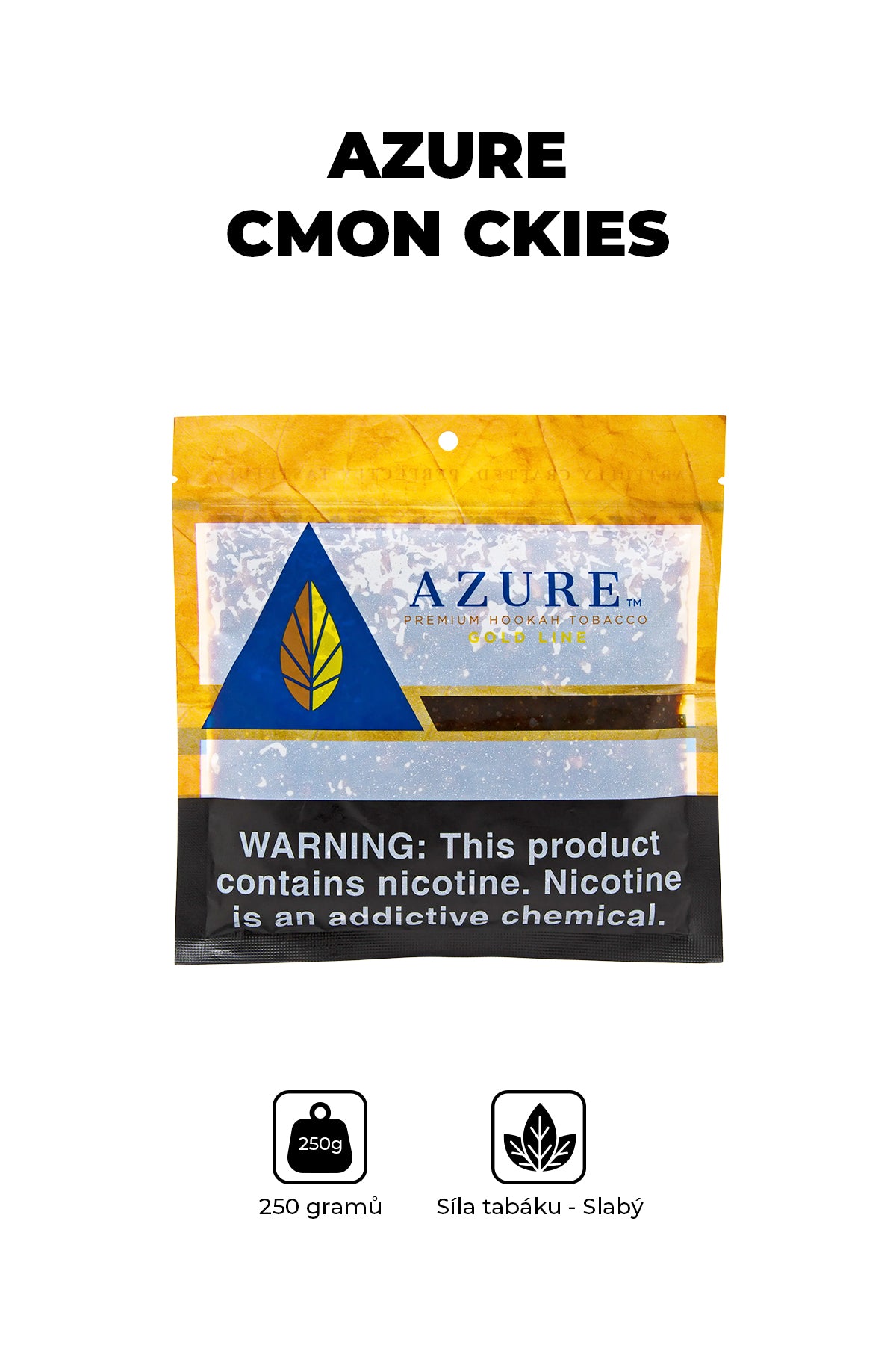 Tabák - Azure Gold 250g - Cmon Ckies