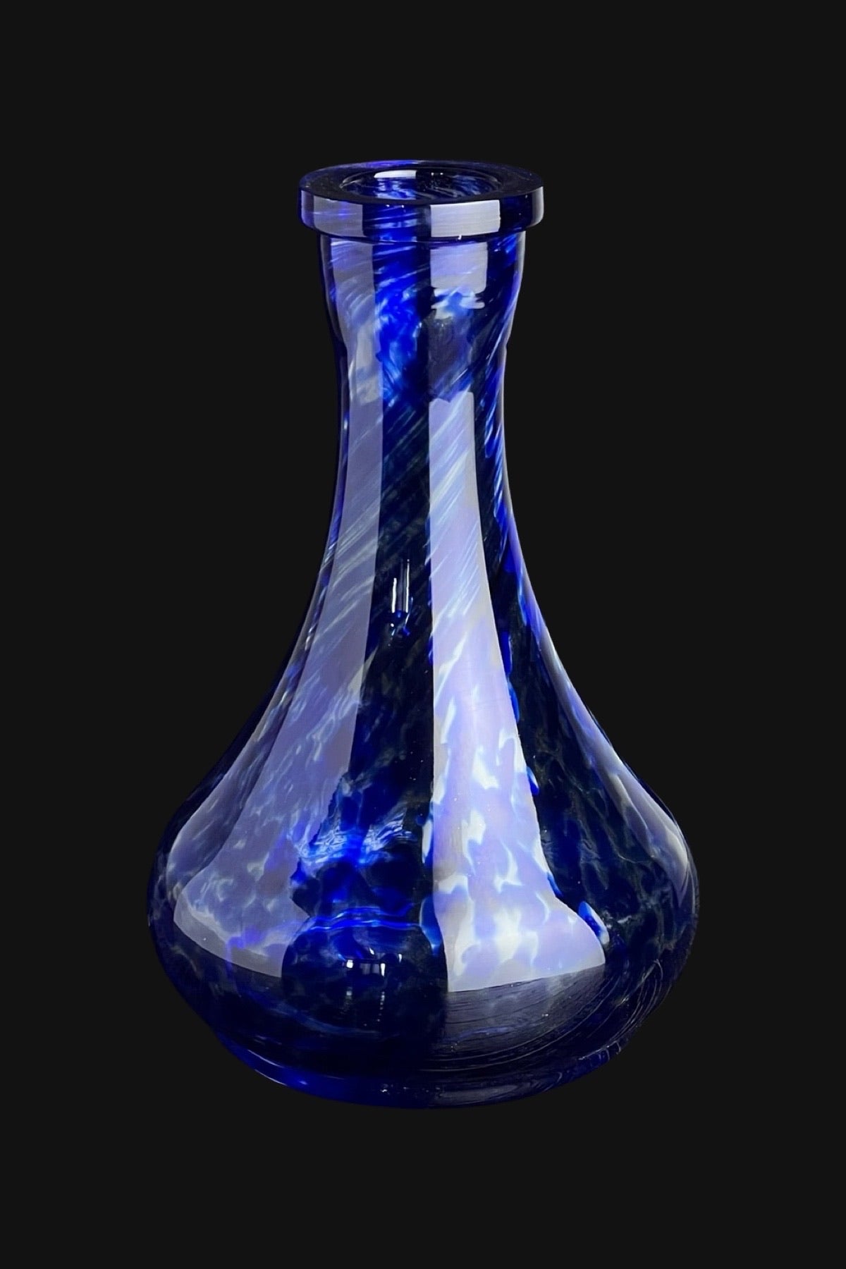Váza - Drop Blue Black Splash